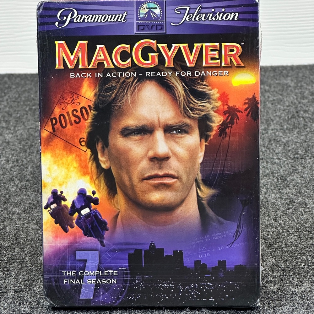 MacGyver The Complete Final Season 7 DVD Richard Dean Anderson New Sealed 4-Disc